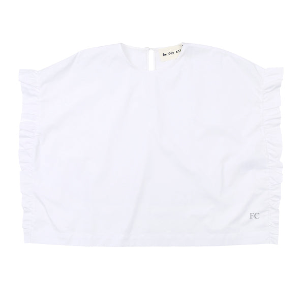 Frill sleeves white top by Be For All