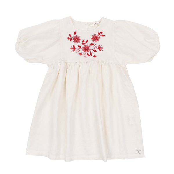 Babe & Tess Ada Red Embroidery Dress Flying Colors Babe & Tess Ada Red Embroidery Dress Flying Colors