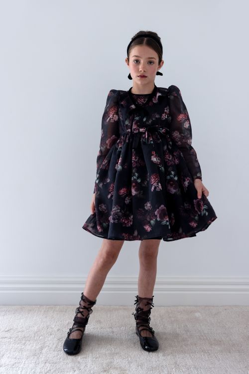 Petite Amalie Organza floral dress – Flying Colors