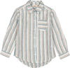 Dusty blue stripe tommy shirt by Marmar