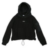 Hooded black sweatshirt by MSGM