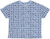 Alphabet blue t-shirt by Beau Loves