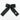 Archi Raffia bow (Multi/Black)
