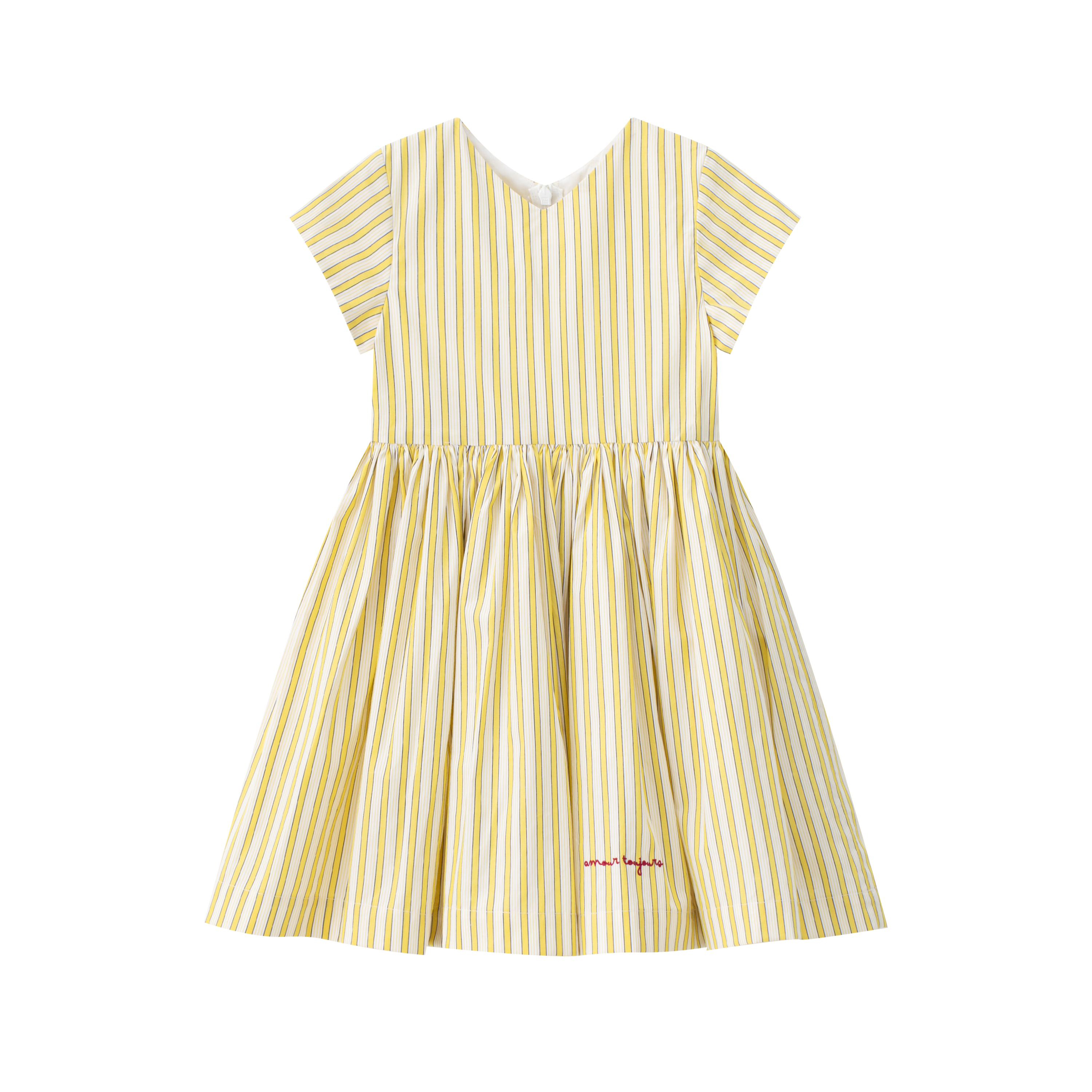 Coco Blanc Yellow striped dress - 3 Coco Blanc Yellow striped dress - 3