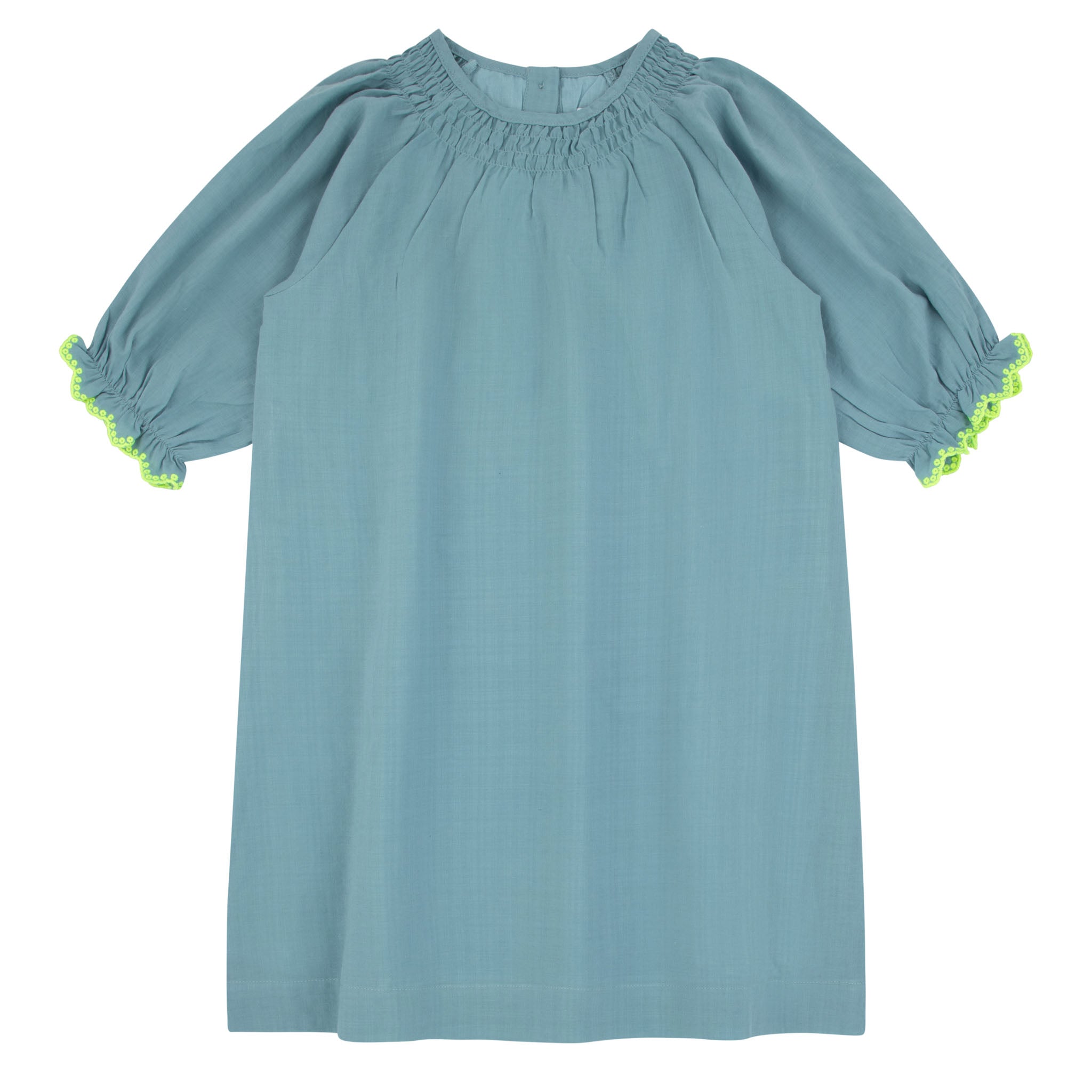 Ra & Da Eyelet Smocked Dress
