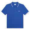 Electric blue basic polo by Boss