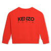 Bright red flower sweatshirt by Kenzo