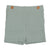 Sage green knit shorts by Sweet Threads