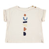 Play off white t-shirt by Babyclic