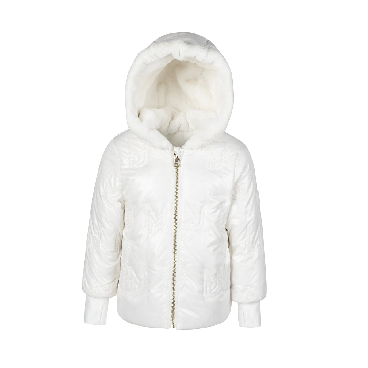 White print reversible coat by Manteau Jr.– Flying Colors
