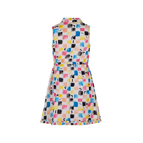 Multicolor checked dress by MSGM