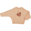 Hearts Print Sweatshirt by Tocoto Vintage