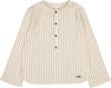 Oncle cream stripe shirt by Louis Louise