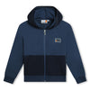 Dark denim zip up hoodie by Timberland