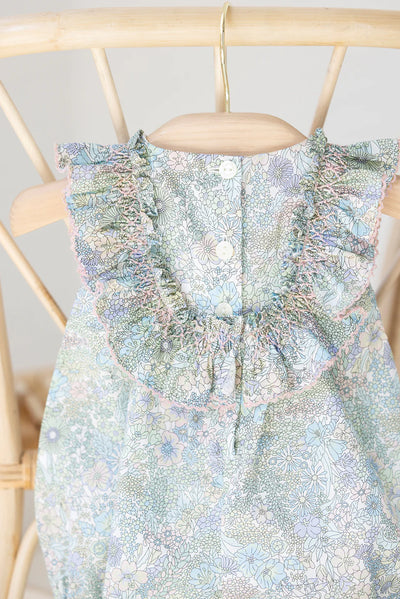 Watercolor floral romper by Tartine Et Chocolat