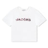Spray pink white tee by Marc Jacobs