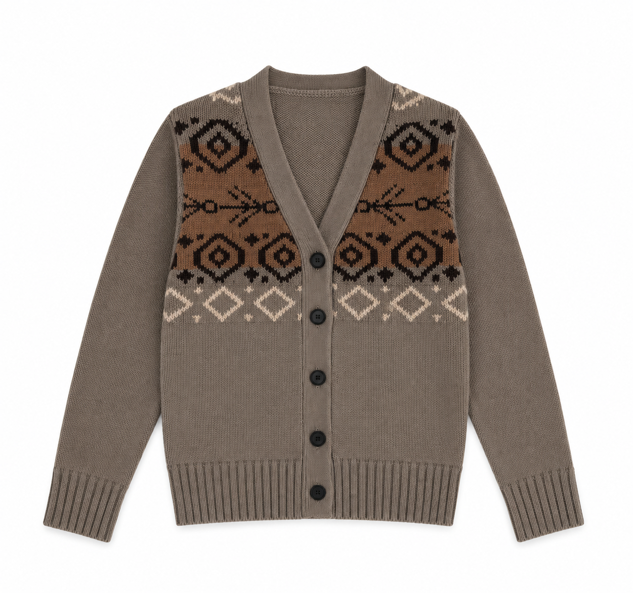 Calla Lili Chunky taupe cardigan – Flying Colors