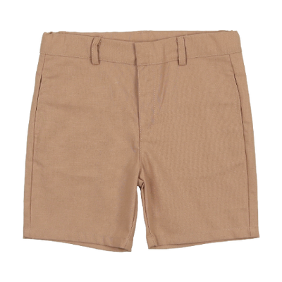 Camel woven shorts by Sweet Threads