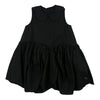 Sleeveless coal dress by JNBY