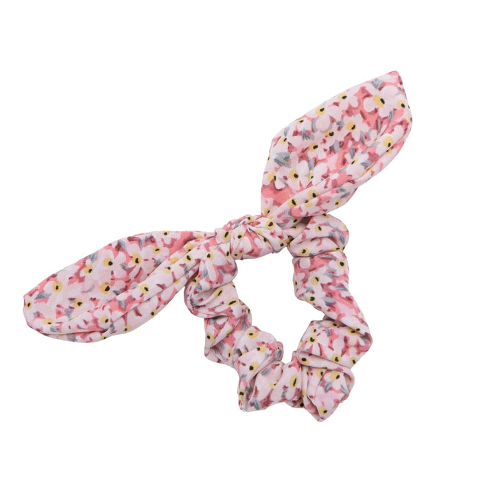 Lily Floral Print Bow Scrunchie by Halo (More Colors)