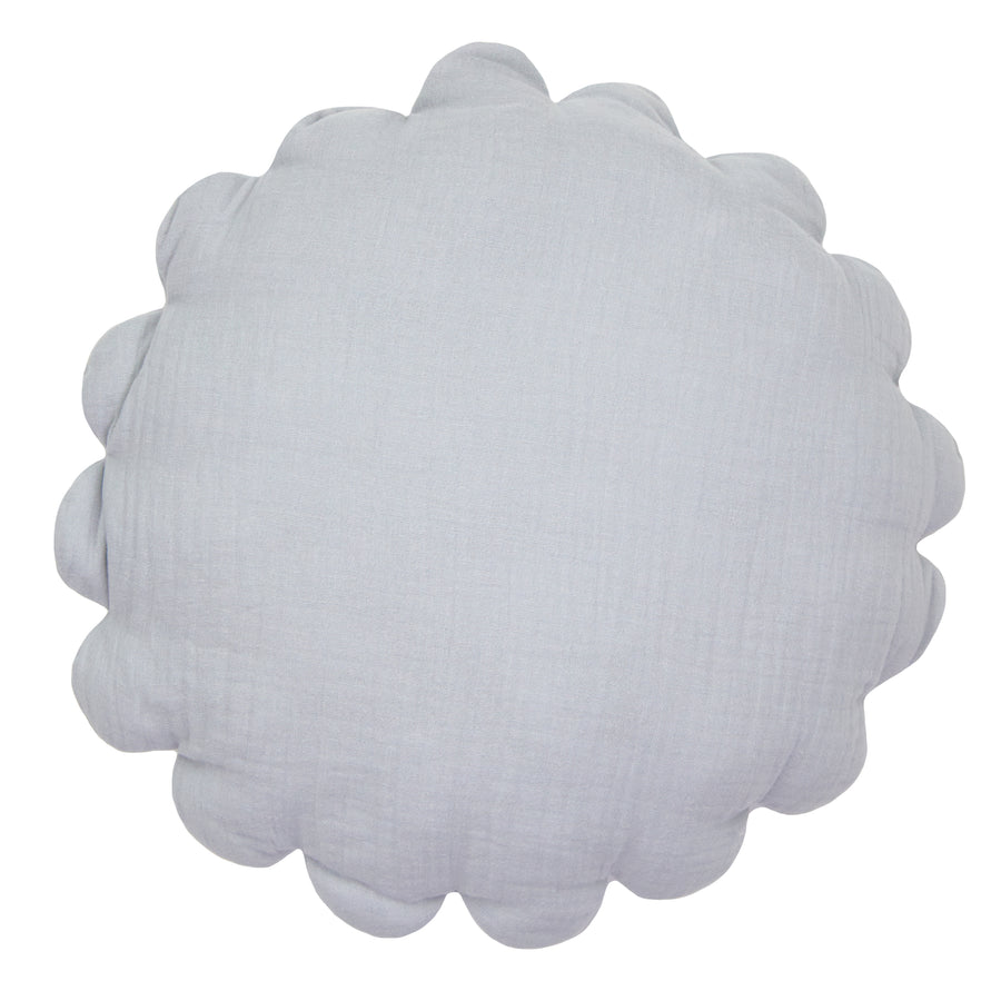 Cotton sage pillow by Kipp