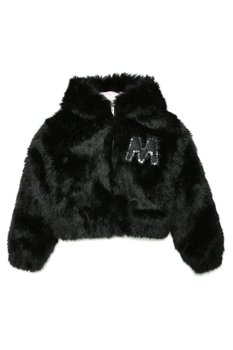 ムートン・ファーコート GENERAL IDEA Loose fit eco fur mustang BLACK WBC4L09509 ファー ムートン GENERAL IDEA(ジェネラルアイディア) - 海外