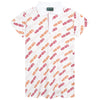 Polo collar all over print dress by Kenzo