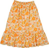 Rachel orange vintage flower skirt by Louis Louise