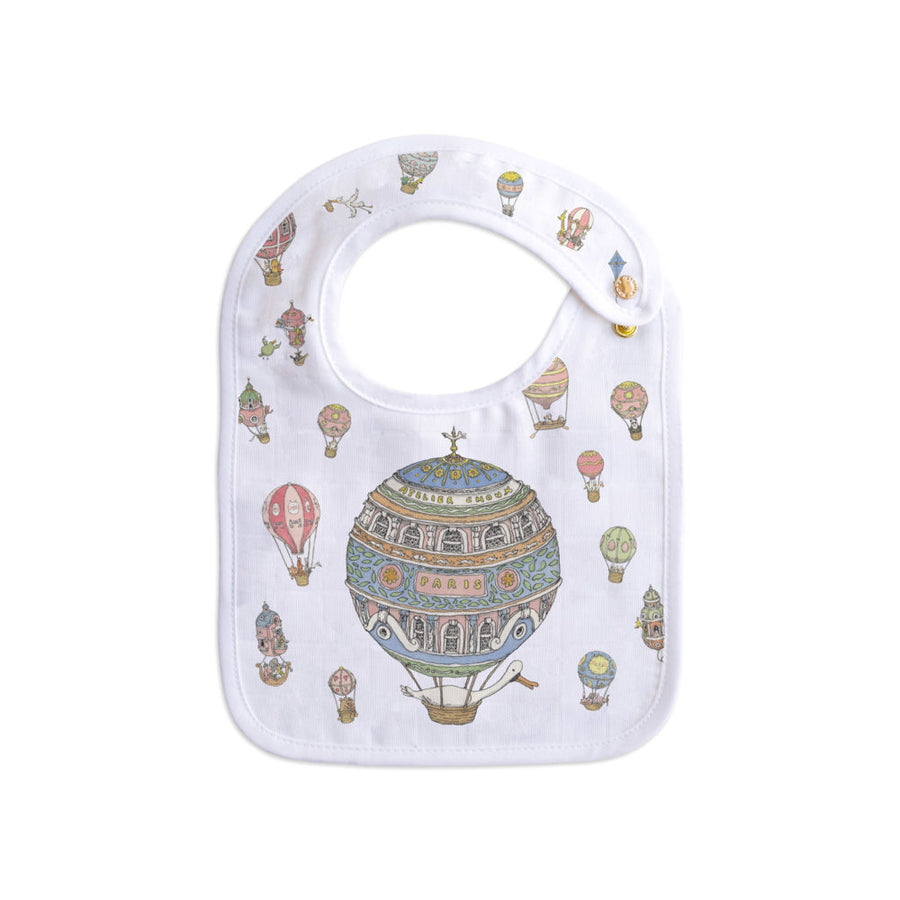 Hot Air Balloons Bib by Atelier Choux - Flying Colors