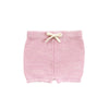 Ruffle knitted pink marl set by Tun Tun