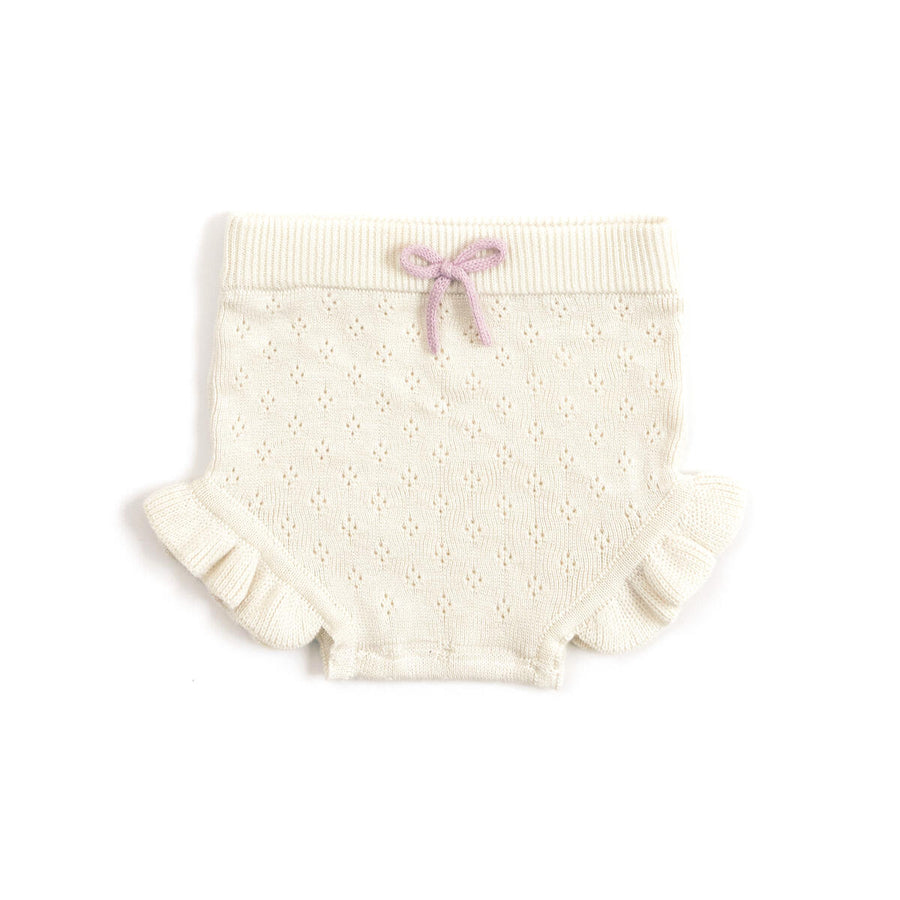 Embroidered natural bloomer set by Tun Tun