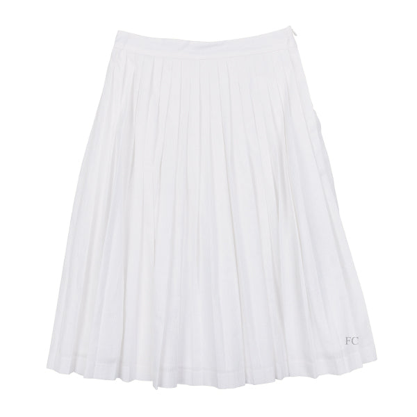 Pleated white skirt by Mimisol