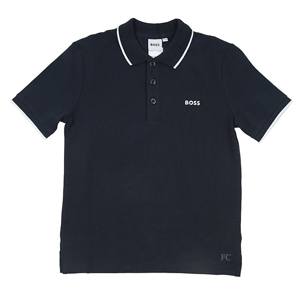 Navy basic polo by Boss