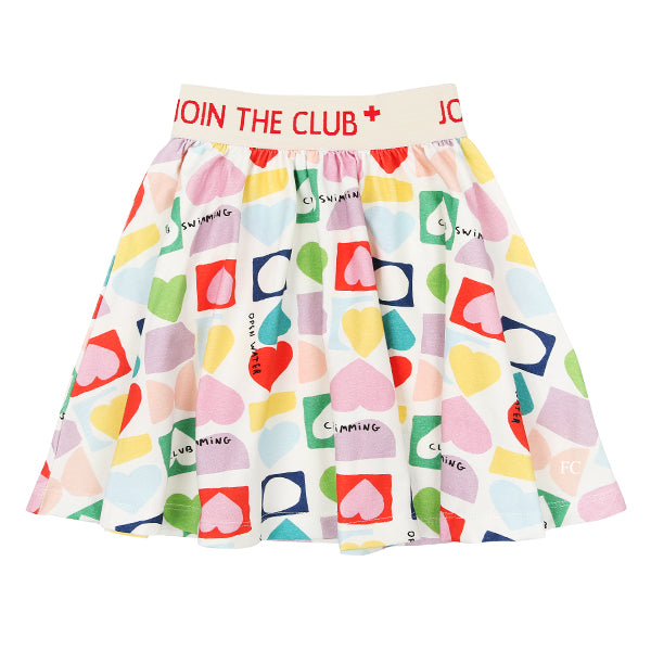 Hearts circle skirt by Beau Loves