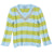 Stripe knit light blue/green sweater by Mimisol