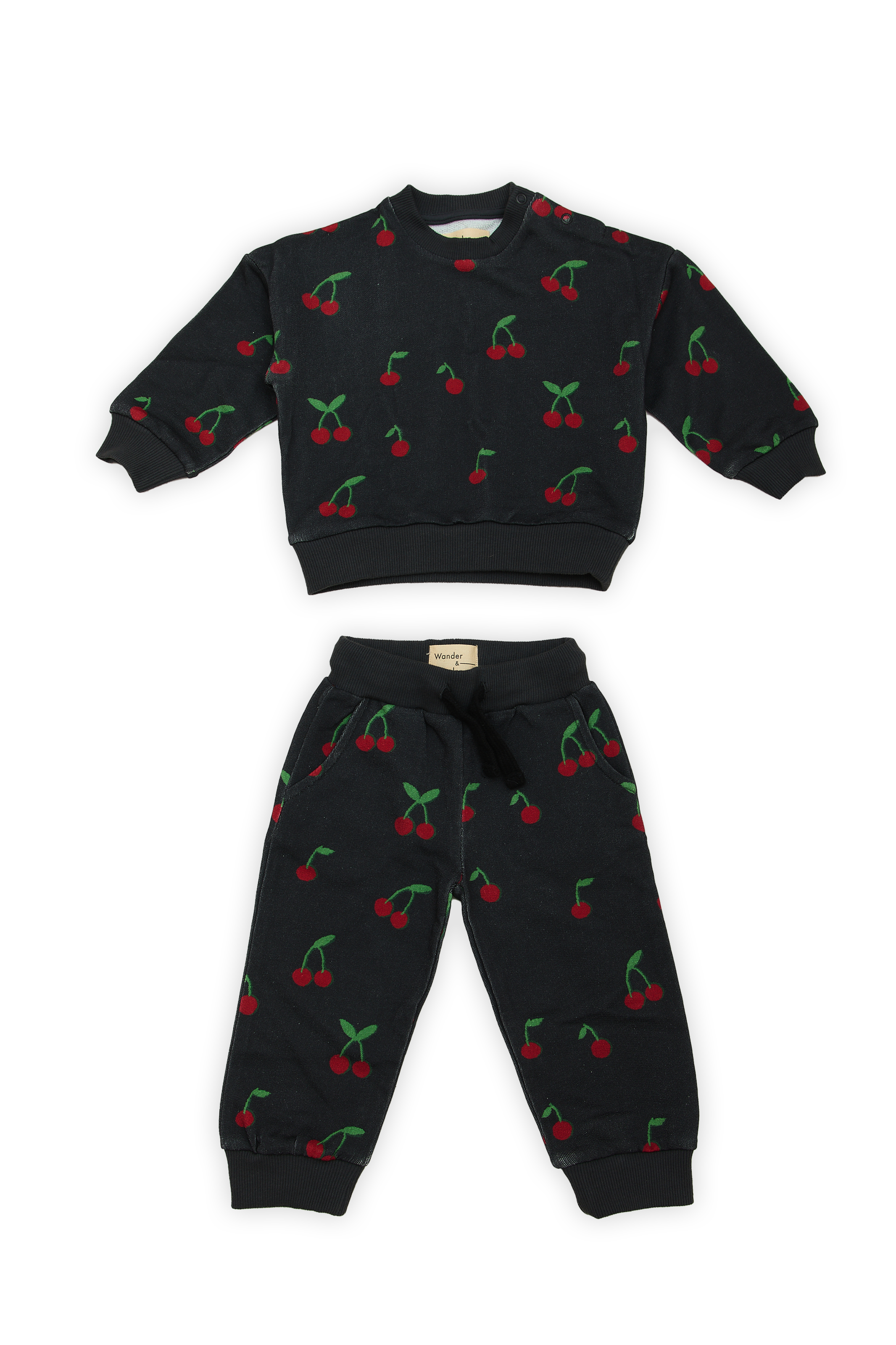 Wander & Wonder Black cherry sweatshirt set
