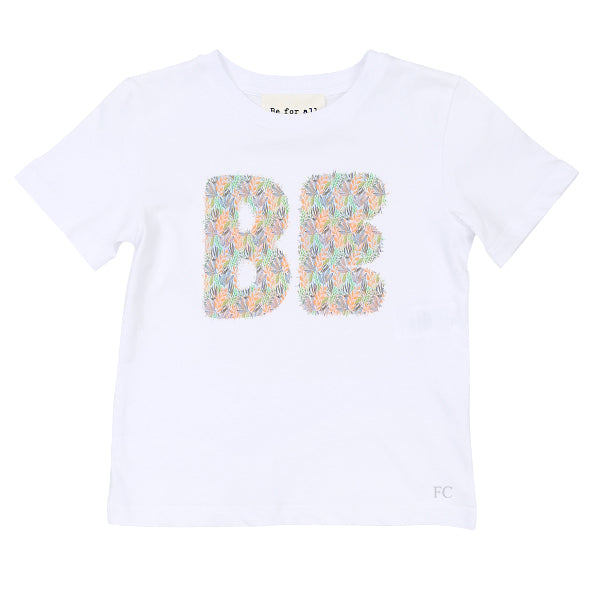 Be white t-shirt by Be For All