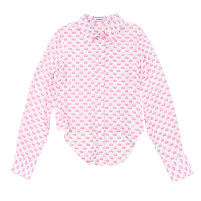 Cherry print shirt by Pinko