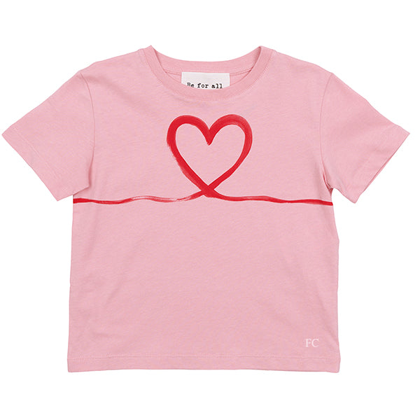 Heart pink tee by Be For All