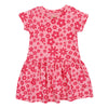 Pink flower printed dress by Losan