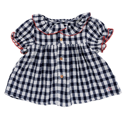 Checked blouse bloomer set by Tocoto Vintage