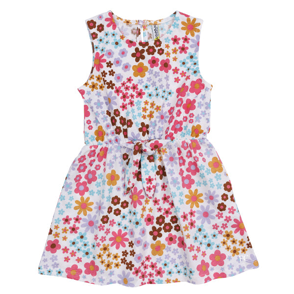 Multi flower printed dress by Losan