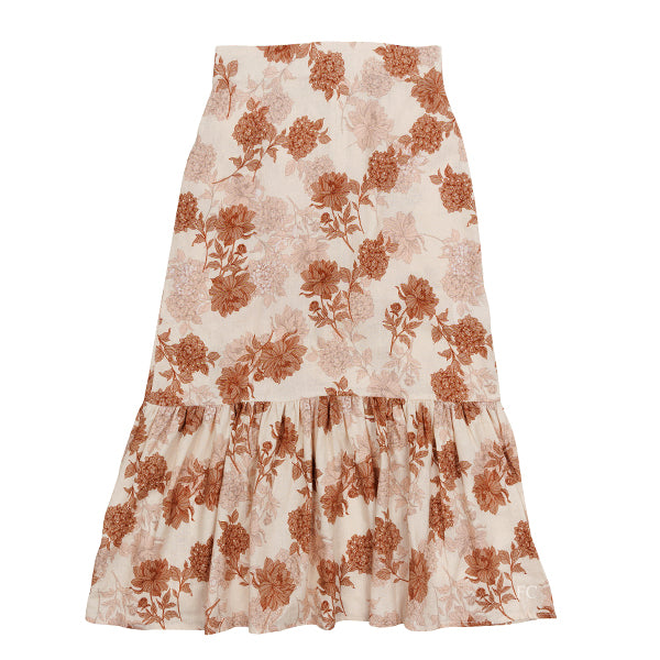 Frill detail pink skirt by Atelier Parsmei
