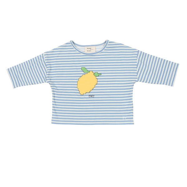 Wander & Wonder Square mist stripe top - Flying Colors