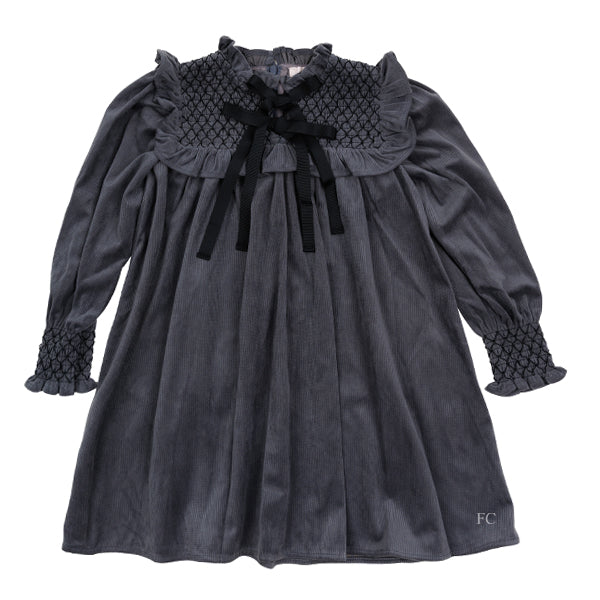 Steph Cord shirred yoke dress