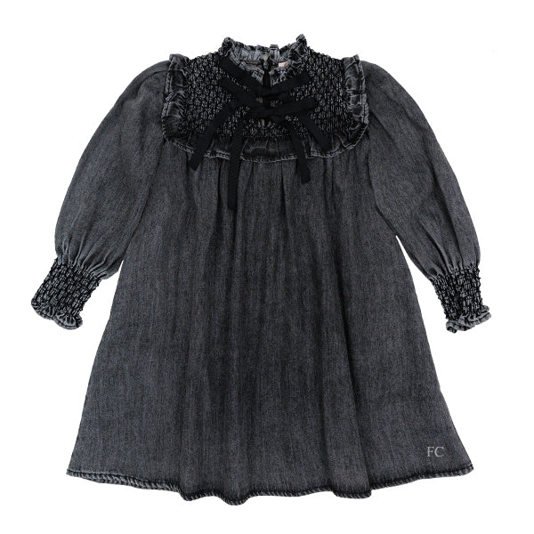 Steph Chambray shirred yoke dress
