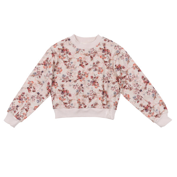 Steph Antique floral print sweat top