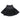 Steph Shirred black chambray waist skirt