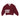 MSGM Diagonal logo merlot sweatshirt