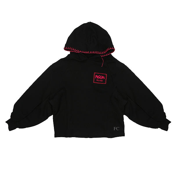 Stitch black hoodie by MSGM